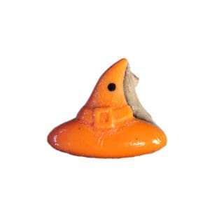 Orange witch's hat soap.