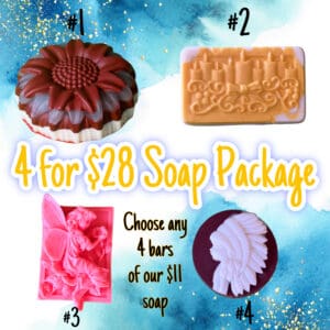 $28 four-bar soap package deal.