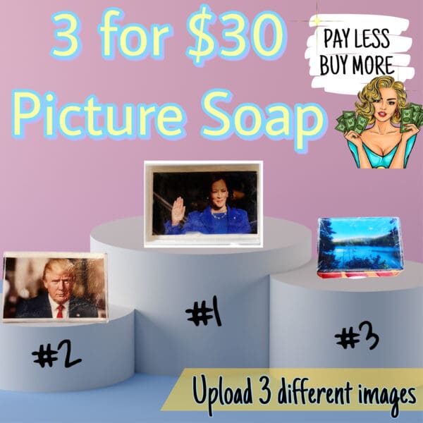 3 for $30 Picture Soap Package